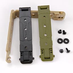 1Piece MOLLE-LOK System Scabbard Back Clip K Sheath Waist Clip KYDEX Scabbard Carrying Clip K Sheath MOLLE Buckle with Screws