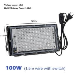 220V 50W 300W LED Ultraviolet UV Curing Lamp 395nm 365nm 405nm UV Glue Printing Spraying Painting Resin Ink Resin DIY Curing