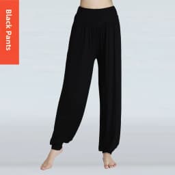 New Yoga Women's Square Dance Practice Pants Modal Cotton Elastic Large Size Loose Lantern Pants Summer Thin Model