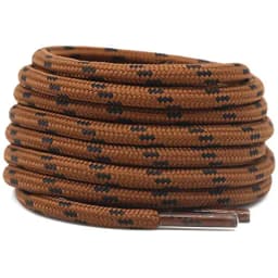 2 Pairs Heavy Duty Work Boots Shoelaces 4.5mm Diameter Round German Training Hiking Shoe Laces for Men And Women