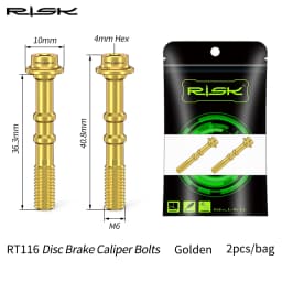 RISK Ultralight Bicycle Oil Disc Screw Titanium Alloy Retainer Pin Bleed Nipple Compression Nut XT Bike Accessories