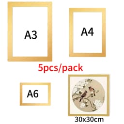 Magnetic Picture Frames Wall Kpop Photocard Holder Display Decor for Wall Window Office Advertise 5Pack A3/A4/A6/Square30x30cm