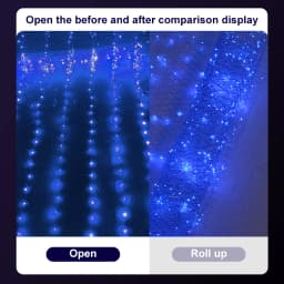 Upgrade Wedding Ceiling Decor Starry Sky Wrought Iron Net With Luminous Lamp Beads Party Prop For Christmas Birthday Decoration