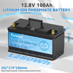 LiFePO4 Lithium Iron Phosphate Battery with BMS, 12V, 24V, 36V, 48V, 100Ah, 120Ah, 200Ah, for Golf Cart, EV, RV, Solar Energy