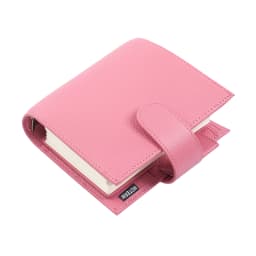Moterm Luxe 2.0 Series Pocket Size Planner Pebbled Grain Leather A7 Notebook with 30MM Ring Mini Agenda Organizer Diary Notepad