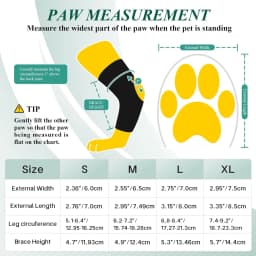 Drop Foot Brace with Reel for Dog - Corrective Dog Shoe to Safely Lift Toes for Paws Issues,Reliable Paw Protector For Dogs