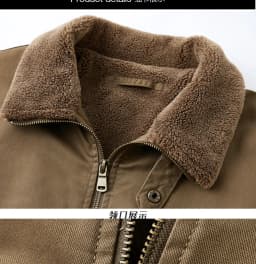Fleece Lined Windproof Handsome Parkas Lapel Outerwear Men Cold Proof Thick Casual Parkas Versatile Warm Korean Style Parkas