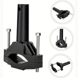 Motorcycle Spotlight Bracket Front Fork Lamp Mount Pole Brackets Headlight Mounting Holder Extension Tube Clamp