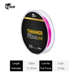 Leydun Micro THINNER Fishing Lines 100m 150m 4 Strands Braided PE Japan Monofilament Fishing Line Set Carp Fly Fishing Wire