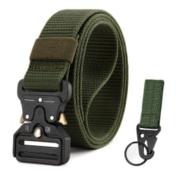 Men's Belt Outdoor Hunting Tactics Belt Multi functional Buckle Nylon Belt High Quality Marine Corps Canvas Belt 125cm