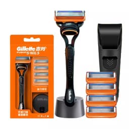 Gillette Fusion 5 Razor 5-Layer Blades Shaving Machine for Men Sharp Blades Men's Shaving Razor