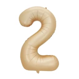 32/40inch Cream Number Balloons 1-9 Digital Foil Balloon For 1st Girl Kids Adult 18 30 Birthday Party Decoration Air Helium Ball