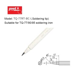GOOT TQ-77/95 Electronic Soldering Iron Accessories, Replaceable Original Heater Barrel,Tip,Heating core, Nut,Soldering Iron Hat