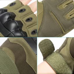 Tactical Cycling Gloves Men Women Knuckle Shell Protective Camping Gloves Motorcycle Hiking Full Finger Exercise Patrol Gloves