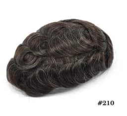 Men's Capillary Prothesis Lace PU Toupee Men Wigs For Men Wig Soft Male Hair Prosthesis 100% Human Hair System Natural Hairpiece