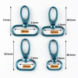 5/10Pcs 20-38mm Metal Hook Buckle for Bag Strap Swivel Lobster Clasp Dog Collar Carabiner Clip KeyChain Fastener Accessories