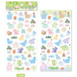 Korean Import NEKONI Double-layer Cute Animals Creative Stickers Scrapbooking Diy Journaling Diary Decor Stationery Sticker