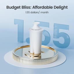 AQUA CREST CF06A Replacement for Brita® Filter, Brita® Water Pitchers and Dispensers, Classic OB03, Mavea® 107007, and More, NSF Certified Pitcher Water Filter, 5 Pack