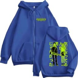 The Guy She Was Interested in Wasn't A Guy At All Anime Zipper Hoodies Men Women Harajuku Zip Up Hooded Sweatshirts Jackets Coat