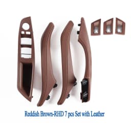 Left Right Interior Leather Passenger Door Handle Assembly For BMW 5 Series F10 F11 F18 520i 523i 525i 528i 535i