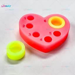 Libeauty 1 Pc Mini Silicone Palette 5 or 6 Function Tray For Lash Lift And Tint Brow Lamination Eyelashes Perm Pads Makeup Tools