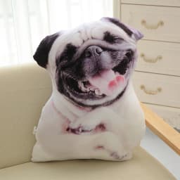45CM 3D Simulation Dog Pillow Sleeping Doll Creative Plush Toys Dog Hound Shar Pei Cushion Soothing Toy For Girl Gifts