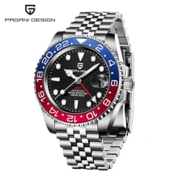New 1662 PAGANI DESIGN GMT Automatic Watch 40mm Men's Wristwatch Top Brand 100M Waterproof Mechanical Wristwatches for Men Cloc