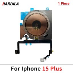 Wireless Charging NFC Chip Coil With Sticker & Power Button & Volume Button Flex Cable For iPhone 15 14 Plus 13 Mini 12 Pro Max