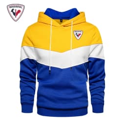 ROSSIGNOL Men's Casual Running Hoodie Rubber Jacket
