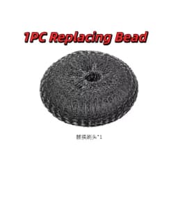 1/2 Pcs Stainless Steel Pot Brush With Handle, Heavy Duty Dish Scrubber Scouring Pad, Steel Wool Cleaning Brush, Suitable For Pots, Pans, Grill, Sink