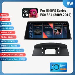 10.25 Android 13 Autoradio For BMW 5 Series E60 E61 CCC CIC 2005-2010 Multimedia Player 4G Carplay 2din Car radio GPS Stereo RDS