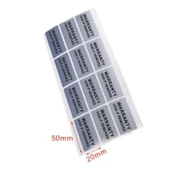 Warranty Protection Sticker 40*20mm Tamper Proof Void Label Stickers Disposable Security Seal Anti-counterfeiting Sticker