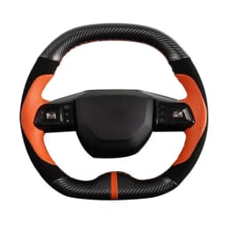 For MG4 Car Steering Wheel Cover For MG4 2022-23 MU LAN PU Leather AUTO Steering Wheel Cover For EV Car Interior Accessories