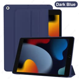 Silicone Case For iPad 9/8/7th Gen 10.2-inch, Lightweight Smart Trifold Stand Cover, Shockproof Soft TPU Back, Auto Sleep/Wake