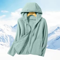 Zip-up Hooded Double-sided Wear Flannel Sweatshirt Women Thick Slim Fleece-lined Jacket Outdoor Sports Y2k Autumn Winter Coat