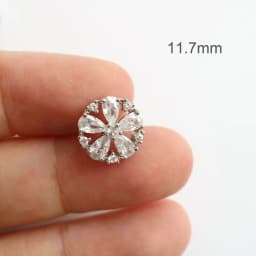 5pc Luxury Crystal Buttons Rhinestone Cubic Zirconia Button for Clothes Decorative CZ Sewing Cashmere Knit Cardigan