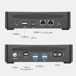 Gaming Mini PC Intel I9 12900H I7 1280P I5 13500H Thunderbolt4 2.5G LAN DDR5 WiFi6 Windows11 NAS Desktop Small Computer