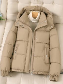 Women's Winter Cotton Jacket 2026 New down Cotton Coat Thickened Large Size Short Hooded Warm Popular Cotton Padded Coat