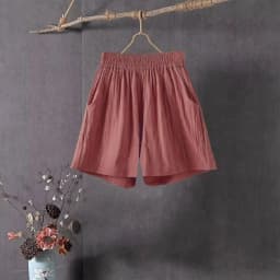 Cotton Linen Loose Fit Summer Thin White Casual Pants High Waist Nine Points Harlan Pants for Women Commute Sle Korean Version