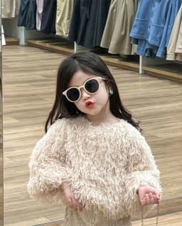 Childrens Sets Feather Long Sleeve Tops Sequin Skirt Fashion 2024 Autumn New Korean Style Childrens Two Piece Sets