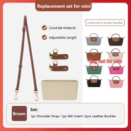 Shoulder Strap For Longchamp Mini Pouch Handbag Slung Bag Shoulder Strap Bag Belt Without Punching Modification Bag Accessories