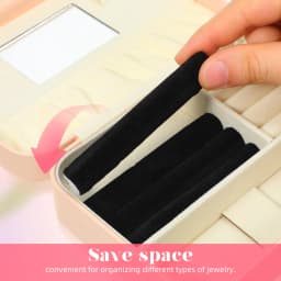 8pcs Jewelry Box Partition Strip Sponge Strips Inserts Divider Spacer Lining Flexible Separator Necklace Ring Earring Organizer