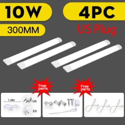 Led Tube Light 85-265V Led Bar Lamp Under Cabinets Lamp Tube Ceiling Wall Lamps Home Indoor Lighting Fixture For Kitchen Bedroom