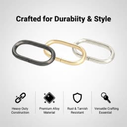 10-40pcs Metal Oval Ring Buckle 19-50mm Bag Strap Adjustment Loop Webbing Belt Buckle Garment DIY Accessories