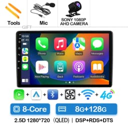 Android 16 Car Radio For Fiat Ducato 3 2006 - 2022 Carplay Auto Multimedia Stereo Player GPS Navi BT 360 Camera 4G WIFI QLED DSP