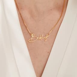 Personalised Gold Name Necklace with Box Chain  Custom Name Necklace Handmade Jewelry Personalised Birthday Gift for Her Mom