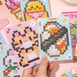 Cute Cartoon Mini Bean Die Cut Stickers Book - 23/92 Sheets Handmade Dairy Stickers Decorative Scrapbooking Japanese Stationery