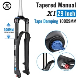 SR SUNTOUR X1 Bicycle Forks Air Suspension Fork 120mm Travel QR 100x9MM BOOST 110x15MM 27.5 29 Mountain Bike Air Fork