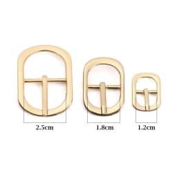 5Pcs Metal Leather Bag Buckles Shoe Shoulder Strap Belt Buckle Adjust Roller Pin Buckle Snap DIY Handbag Repair Accessories
