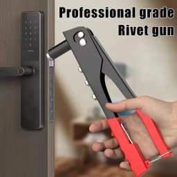 1Pc Heavy Duty Riveter Set Rivet Gun And 50Pcs Blind Rivets Assortment Kit Hand Tools Nut Rivet Tool For Craft And Home Repair